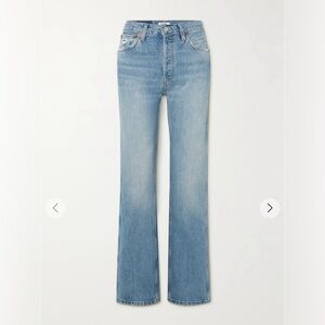 RE/DONE 90s high rise straight jeans